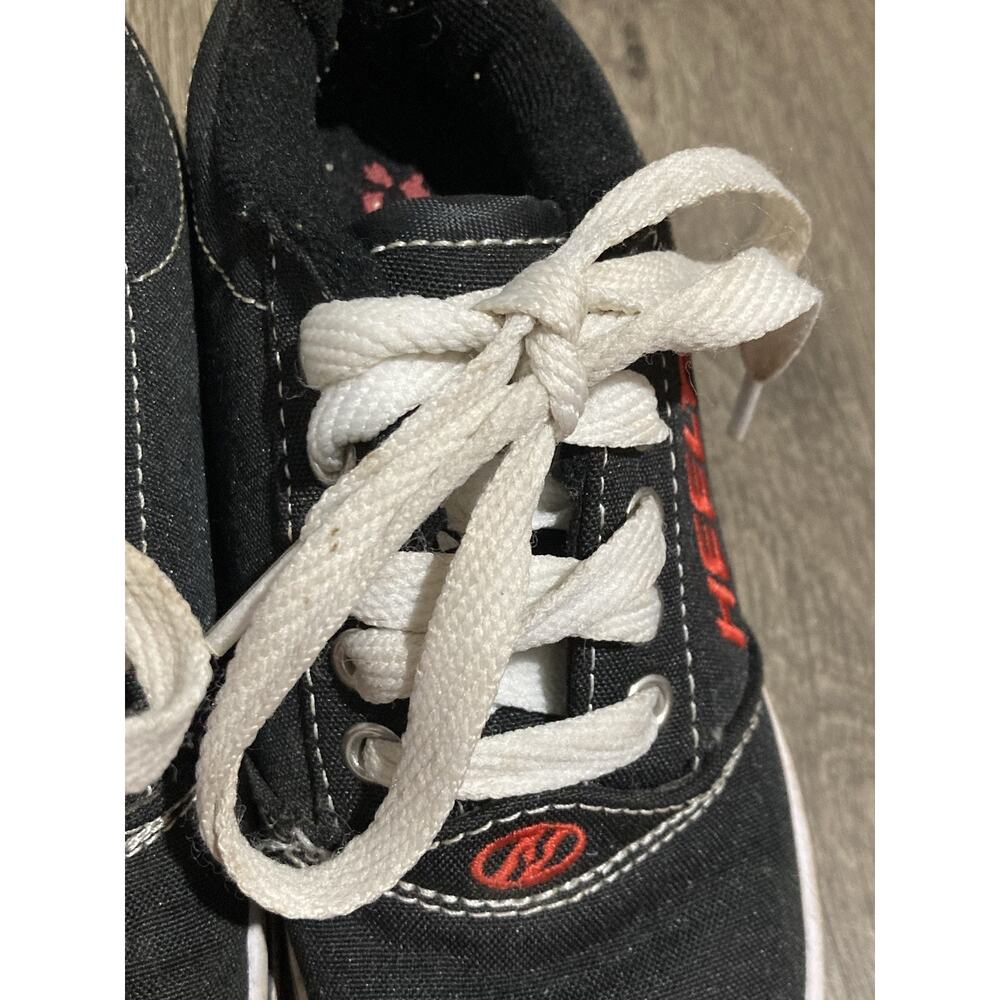 Heelys Shoes Unisex Kids Size 13 Black Heelys Pro HE100157 Canvas Wheels - Picture 6 of 13